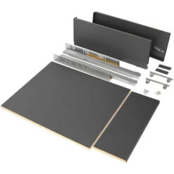 Kit De Tiroir Pour Cuisine Et Salle De Bain Vertex De Hauteur 178 Mm Avec Panneaux Incluses.