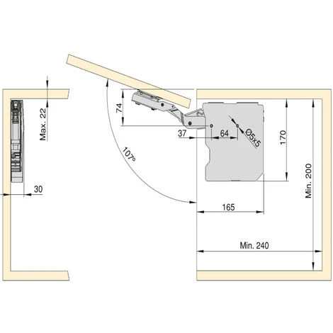 Compas Agile Smart Pour Porte Relevable 4 Compas Agile Smart Pour Porte Relevable – Image 2