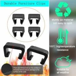 Kueatily Clip De Meuble En Rotin, Peut être Utilisé Pour Transat Jardin, Salon De Jardin Exterieur, Meuble Salon, Chaise Rotin, Salon De Jardin Rotin, Peut Empêcher Le Desserrage, 5,25 Cm, 10 Pièces -Fispool Magasin 50946170 5