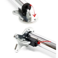 Pied De Table Lot De 4 Chromé Support De Table Réglable En Hauteur 70-110cm 10 Pied De Table Lot De 4 Chromé Support De Table Réglable En Hauteur 70-110cm -Fispool Magasin 5097272 4