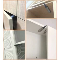 Tampon Charnière Loquet Fermetures Push To Open Pour Armoire De Cuisine Porte Battante De Meuble Pour Appuyer Pour Ouvrir Des Portes De Placard Fontainebleau 10Pcs -Fispool Magasin 51174020 4