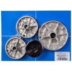 Kit 4 Bruleurs (482000027572, C00082831) Plaque De Cuisson 2I MARCHI, INDESIT, ARISTON HOTPOINT, CANNON, SCHOLTES