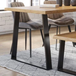Pieds De Table „Loft“ 72cm Noir Lot De 2 Vicco -Fispool Magasin 52051374 4