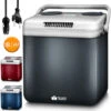 Tillvex Glacière électrique 32 L (Gris) Mini Réfrigérateur 230 V Et 12 V Pour Voiture Camping Froid & Chaud Mode ECO