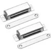 Aimant Porte Placard Puissant 28 Kg Loquet Magnétiques 2 Pièces Acier Inoxydable Loqueteaux De Porte Fermeture Aimanté Pour Meuble Aimant Puissant Robuste Pour Tiroirs, Porte De Douche, Armoire -Fispool Magasin 53369146 1