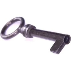 Clé De Meuble Ancien Serrure Décoration Rustique Vintage Clef Zamak (ronde-vieux Fer) -Fispool Magasin 53618484 2