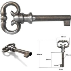 Clé De Meuble Anglaise Vieux Fer Ancien Serrure Décoration Rustique Vintage Clef 7 Clé De Meuble Anglaise Vieux Fer Ancien Serrure Décoration Rustique Vintage Clef -Fispool Magasin 53618487 3