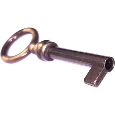 Clé De Meuble Ancien Serrure Décoration Rustique Vintage Clef Zamak (ronde-laitonné Vieilli) 4 Clé De Meuble Ancien Serrure Décoration Rustique Vintage Clef Zamak (ronde-laitonné Vieilli) – Image 2