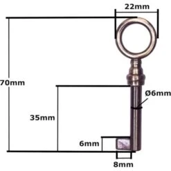 Clé De Meuble Ancien Serrure Décoration Rustique Vintage Clef Zamak (ronde-laitonné Vieilli) 7 Clé De Meuble Ancien Serrure Décoration Rustique Vintage Clef Zamak (ronde-laitonné Vieilli) -Fispool Magasin 53618495 3