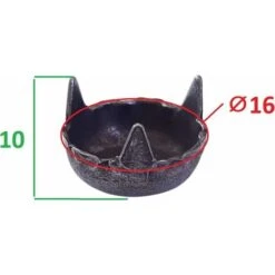 10x Clou Décoratif Vintage 3 Pointes 16mm Acier Fer Aspect Bronze Vintage Rustique Meuble Cache Vis 7 10x Clou Décoratif Vintage 3 Pointes 16mm Acier Fer Aspect Bronze Vintage Rustique Meuble Cache Vis -Fispool Magasin 53620480 3