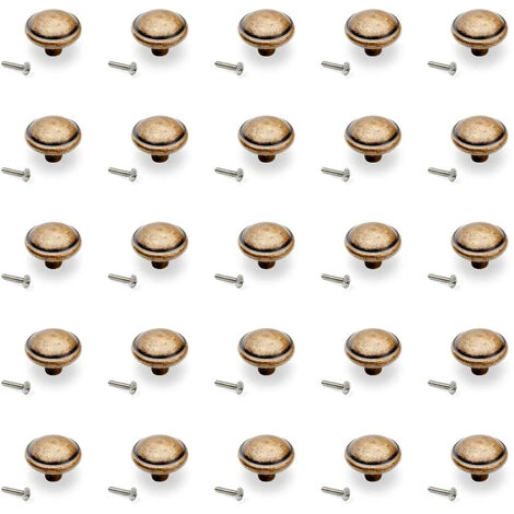 Emuca Bouton Pour Meuble Mali, Ø 32, Zamak, Bronze, 1 Lot De 25 Unités 3 Emuca Bouton Pour Meuble Mali, Ø 32, Zamak, Bronze, 1 Lot De 25 Unités