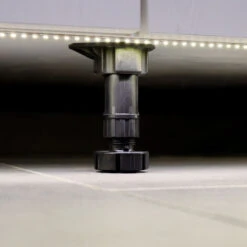 Emuca Kit Pied Pour Meubles Bone Avec Pince Avec Pince Montage Direct/vis, 100, Peint En Noir, Plastique, 10 Kit -Fispool Magasin 54868267 5