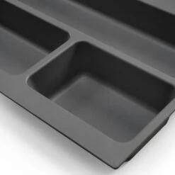 Emuca Range-couvert Optima Pour Tiroir De Cuisine Vertex/Concept 500, Module 900 Mm .Panneau 16mm, Plastique, Gris Anthracite -Fispool Magasin 54868692 5