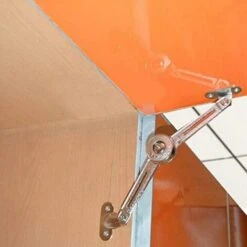 Lot De 2 Compas à Système D’amortissement Pour Abattants De Portes Relevables De Placard De Cuisine -Fispool Magasin 54916352 4