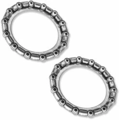 2x Roulement Cage à Billes Vélo Acier 27mm 37mm 14 Billes 3,97mm Universel Direction Vélo Bricolage
