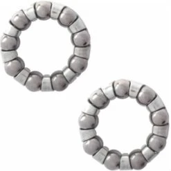 2x Roulement Cage à Billes Vélo Acier 19mm 29mm 9 Billes 6,35mm Universel Pédalier Vélo Bricolage