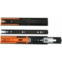 Lot De 8 Coulisse De Tiroir 250 Mm, Glissières Pour Tiroirs à Roulement à Billes Fermeture Amortie Et Silencieuse, Glissière à Extension Complète Avec Amortisseur – Capacité Charge 35 Kg -Fispool Magasin 55018743 5