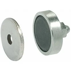 1x Fermeture Magnétique Puissant Loqueteau Loquet Avec Contre Plaque à Visser M5 Meuble Placard étagère Cuisine Salle De Bain