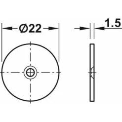 1x Fermeture Magnétique Puissant Loqueteau Loquet Avec Contre Plaque à Visser M5 Meuble Placard étagère Cuisine Salle De Bain -Fispool Magasin 55213258 3