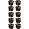 10x Boitier Excentrique 15mm Assemblage Plastique Insert Acier épaisseur Bois 19mm Marron Connecteur Meuble -Fispool Magasin 55213268 1