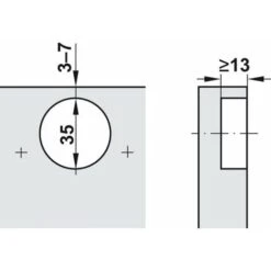 Charnière Blum 71B3550 Clip Top Blumotion 110° Pose D'angle Meuble Placard Cuisine Salle De Bain -Fispool Magasin 55287562 4