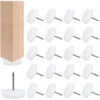 50x Patin Chaise De Plastique Patins Glisseurs Pour Meubles Ø20mm Protection Pied De Chaise -Fispool Magasin 55495675 1