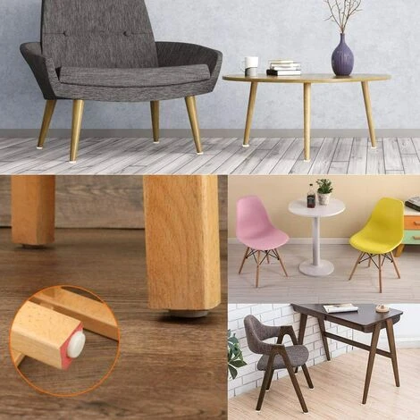 50x Patin Chaise De Plastique Patins Glisseurs Pour Meubles Ø20mm Protection Pied De Chaise 7 50x Patin Chaise De Plastique Patins Glisseurs Pour Meubles Ø20mm Protection Pied De Chaise – Image 5