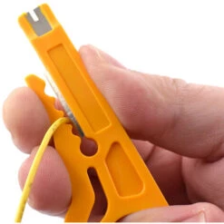 LSA Verlegewerkzeug - BR-Vie LAN DSL ISDN Netzwerk Stripper - Verlegewerkzeug Für Netzwerkdosen, Verlegekabel, Patchpanel, LSA Streifen CAT5 CAT6 CAT7 - LSA Kabel Punch Down Tool -Fispool Magasin 56197231 2