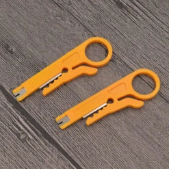 LSA Verlegewerkzeug - BR-Vie LAN DSL ISDN Netzwerk Stripper - Verlegewerkzeug Für Netzwerkdosen, Verlegekabel, Patchpanel, LSA Streifen CAT5 CAT6 CAT7 - LSA Kabel Punch Down Tool -Fispool Magasin 56197231 4