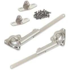 Emuca - Jeu De Compas 1275607 Pour Portes Relevables 20-70kg Nickelé