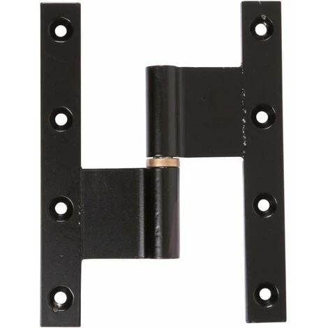 Paumelle Gauche Noire Renforcée - 160 X 120 Mm - Grand écart - Faure Et Fils 3 Paumelle Gauche Noire Renforcée - 160 X 120 Mm - Grand écart - Faure Et Fils