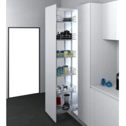 Colonne Extractible 852 Complète H18602185 Mm 5 Paniers Prof 480mm Pour Caisson Largeur 400mm