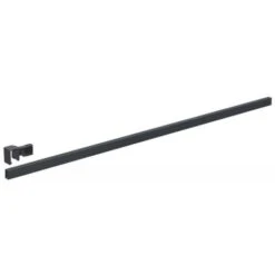 Adaptateur En Plastique Anthracite Pour Tringle Transversale