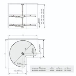 Tourniquet FLAT. Hauteur Reglable 730/780mm - Talla -Fispool Magasin 57105364 3