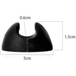 Lot De 8 Protection Pour Pied De Chaise Jambes En Épingle à Cheveux Noir -Fispool Magasin 57562408 3