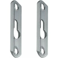 2x Ferrure D'assemblage 43mm Acier Plaque Connecteur Attache Fixation Support Tableau Cadre Meuble Plaque Bois Table Lit Chaise étagère Armoire