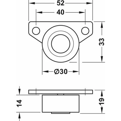 2x Roulette De Lit Rigide Lisse 30mm Charge 40kg Meuble étagère Armoire Lit Gigogne Acier Plastique 4 2x Roulette De Lit Rigide Lisse 30mm Charge 40kg Meuble étagère Armoire Lit Gigogne Acier Plastique – Image 2