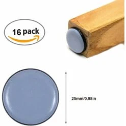 Patins En Téflon Adhésifs Patins Pour Meubles Protection En Teflon Pour Meubles Téflon Auto-adhésif Patins De Meuble Adhésifs Pour Meubles 25MM Rond Curseurs 20PCS Pour Chaise Canapé Bureau Table -Fispool Magasin 58325046 2