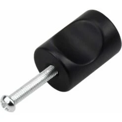 10PCS Noir Poignée De Porte De Tiroir, Bouton De Meuble, Boutons De Tiroir à Trou Rond Unique, Boutons De Porte Modernes, Poignées De Meubles Pour Placard Armoire Cuisine, Chambre D'Enfants -Fispool Magasin 58573952 3