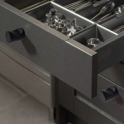 10PCS Noir Poignée De Porte De Tiroir, Bouton De Meuble, Boutons De Tiroir à Trou Rond Unique, Boutons De Porte Modernes, Poignées De Meubles Pour Placard Armoire Cuisine, Chambre D'Enfants -Fispool Magasin 58573952 4