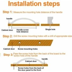 10PCS Noir Poignée De Porte De Tiroir, Bouton De Meuble, Boutons De Tiroir à Trou Rond Unique, Boutons De Porte Modernes, Poignées De Meubles Pour Placard Armoire Cuisine, Chambre D'Enfants -Fispool Magasin 58573952 5