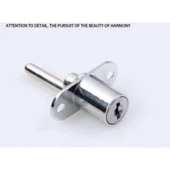 Serrure De Placard à Cylindre De Pression Pour Porte Coulissante, Serrure à Cylindre à Pression Différent, Serrure à Boulon, Serrure à Porte Coulissante. -Fispool Magasin 58751899 3