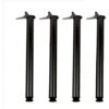 Pieds De Table , Jeu De 4 Pieds KLOSE BESSER " Noir " Hauteur 710 Mm Diam 60 Mm -Fispool Magasin 593643 1
