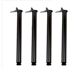 Pieds De Table , Jeu De 4 Pieds KLOSE BESSER " Noir " Hauteur 710 Mm Diam 60 Mm