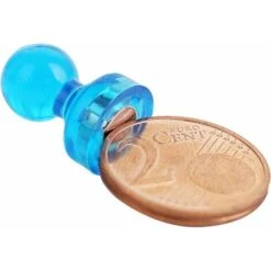 Déstockage Push Pin Aimants, Lot De 60 Couleurs Assorties Punaises Magnétique Solide, Parfait Aimants Pour Tableau Blanc, Réfrigérateur, Carte Et Calendrier Magenesis -Fispool Magasin 59375200 2