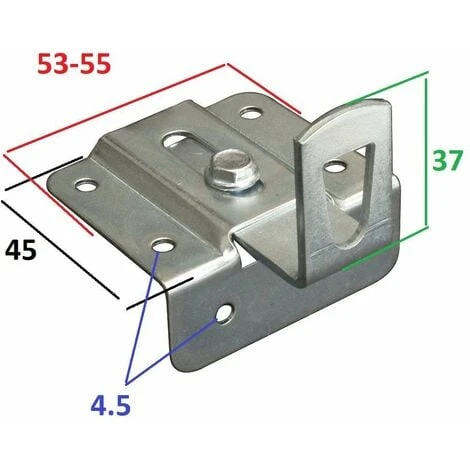2x Attache Réglable Support Acier Ferrure D'assemblage Universelle Avec Vis équerre Fixation Meuble Bois Armoire Placard étagère Cuisine 4 2x Attache Réglable Support Acier Ferrure D'assemblage Universelle Avec Vis équerre Fixation Meuble Bois Armoire Placard étagère Cuisine – Image 2
