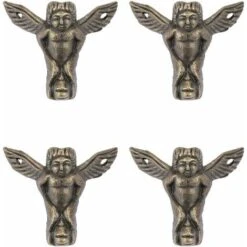 Déstockage Pieds De Boîte - 4pcs Petit Angle Forme Bijoux Coffre En Bois Boîte Décoratif Antique Pieds Jambe Coin Protecteur Pieds Pour Boite Pied Pour Boite Coin De Coffre Coin Coffre -Fispool Magasin 59799903 2