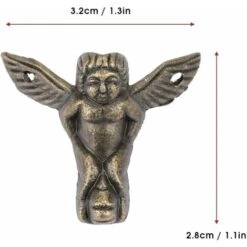 Déstockage Pieds De Boîte - 4pcs Petit Angle Forme Bijoux Coffre En Bois Boîte Décoratif Antique Pieds Jambe Coin Protecteur Pieds Pour Boite Pied Pour Boite Coin De Coffre Coin Coffre -Fispool Magasin 59799903 3