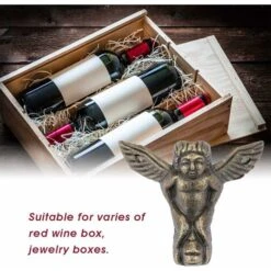 Déstockage Pieds De Boîte - 4pcs Petit Angle Forme Bijoux Coffre En Bois Boîte Décoratif Antique Pieds Jambe Coin Protecteur Pieds Pour Boite Pied Pour Boite Coin De Coffre Coin Coffre -Fispool Magasin 59799903 4