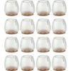 Déstockage 16 Pièces Chaise Casquettes 25-29mm Patins Pour Meubles Silicone Protection Plaquettes De Pieds De Meubles Chaise Jambe Caches Housse De Table Rayures Protecteurs De Sol Pour Pieds Ronds